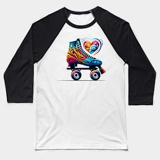 Roller Skating Baseball T-Shirt